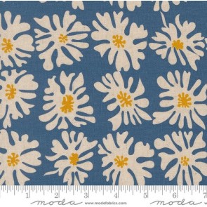 Urban Whisper Mochi Linen 11654 17L Denim by Moda Fabrics - By The Half Yard